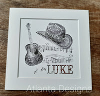Personalised Name Prints - Country