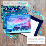 Northern Lights & Polar Bears Makeup Bag