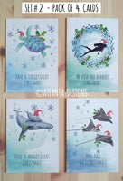 SCUBA DIVING - Christmas Cards - Illustrated Gifts
