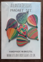 Hot Air Balloon Mini Magnets Set