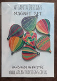 Hot Air Balloon Mini Magnets Set