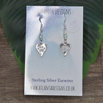 Paw Print Heart Earrings