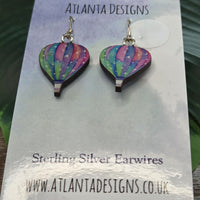 Hot Air Balloon Dangly Earrings
