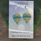 Hot Air Balloon Dangly Earrings