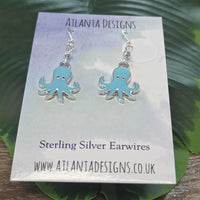 Octopus Dangly Earrings - Ocean Jewellery