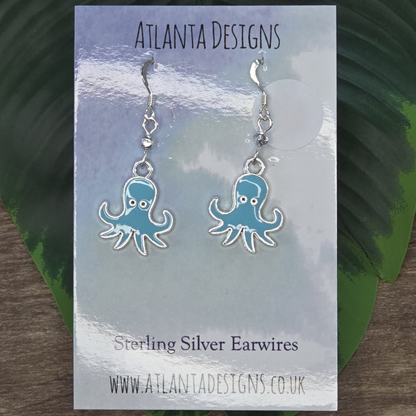 Octopus Dangly Earrings - Ocean Jewellery