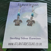 Turtle Dangly Earrings - Ocean Jewellery