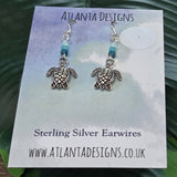 Turtle Dangly Earrings - Ocean Jewellery
