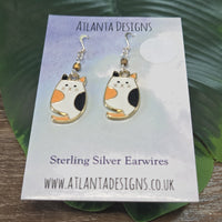 Cute Cat Dangly Earrings