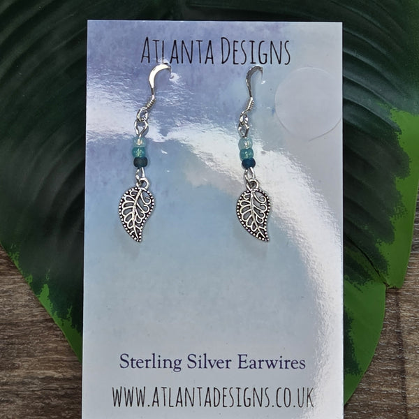 Leaf Dangly Earrings