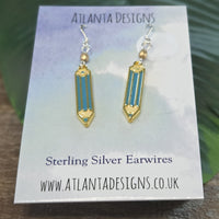 Pencil Dangly Earrings