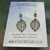 Leaf Dangly Earrings