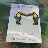 Toucan Dangly Earrings