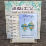 Hot Air Balloon Dangly Earrings