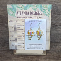 Hot Air Balloon Dangly Earrings