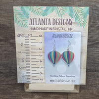 Hot Air Balloon Dangly Earrings