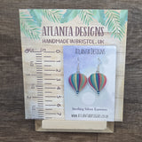 Hot Air Balloon Dangly Earrings
