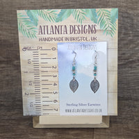 Leaf Dangly Earrings
