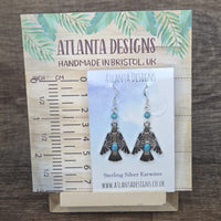 Western Eagle Dangly Earrings - Country Jewellery