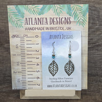 Leaf Dangly Earrings