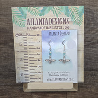 Bumble Bee Dangly Earrings
