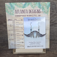 Humpback Whale Dangly Earrings - Ocean Jewellery