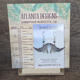 Humpback Whale Dangly Earrings - Ocean Jewellery