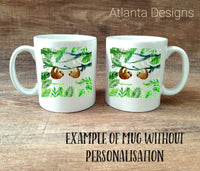 PERSONALISE ME! Illustrated Sloth Mug