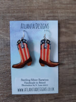 Cowboy Boot Earrings or Necklace