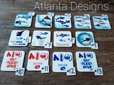 Illustrated Coasters -Animals, Balloons & Scuba Diving