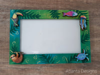 Handpainted Photo Frame #5 Tropical Animals