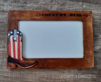 Handpainted Country Photo Frame #3