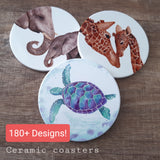 Custom Made Coasters - 180+ Designs! Country, Diving & Animals