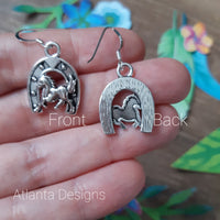 Horse & Horseshoe - Country Charm Earrings
