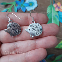 Hedgehog Charm Earrings