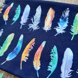 Tropical Feathers Makeup Bag