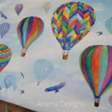 Colourful Hot Air Balloon Makeup Bag