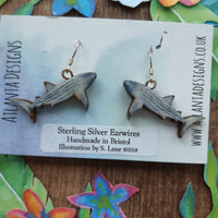 Whale Shark - Scuba Diving Jewellery - Earrings or Necklace