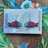Pink Parrotfish - Scuba Diving Jewellery - Earrings or Necklace