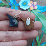 Manta Ray - Scuba Diving Jewellery - Earrings or Necklace