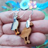 Puffins - Birds Jewellery - Earrings or Necklace