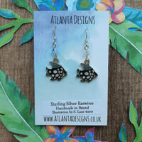 Tropical Fish Drop Earrings - Scuba Themed Jewellery