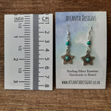 Turquoise Star Earrings