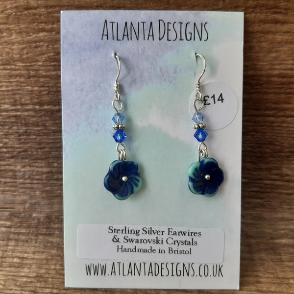 Tropical 2025 flower earrings