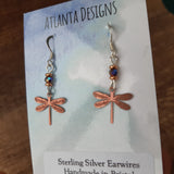 Dragonfly Earrings (Copper Colour)