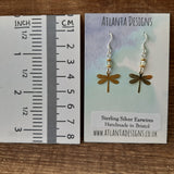 Dragonfly Earrings (Gold Colour)