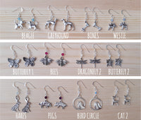 Jewellery Gift Sets - Charm Earrings, Necklace & Bracelet