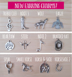 Country Charm Earrings - Personalised Jewellery