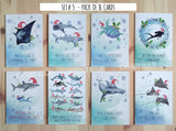 SCUBA DIVING - Christmas Cards - Illustrated Gifts